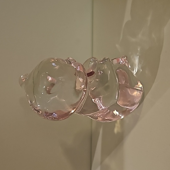 Fenton glass bear with red heart - Picture 4 of 9